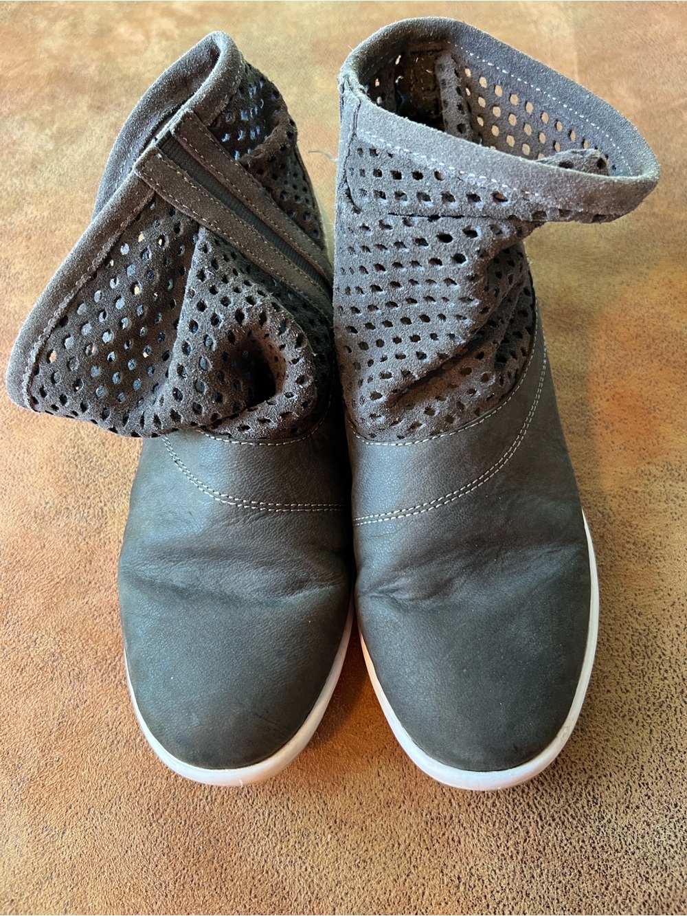 Emu Australia Perforated Athletic feel Ankle Booties. Size 7